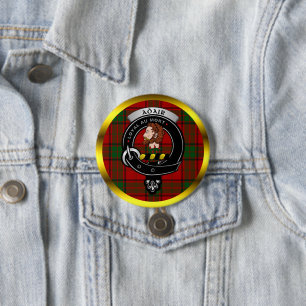 Adair Clan Badge & Tartan Buttons