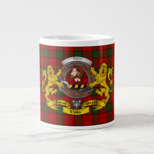 Adair Clan Badge & Tartan Jumbo Mug