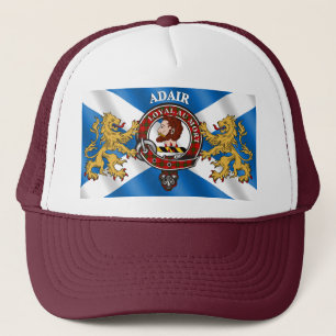 Adair Tartan Clan Badge Scottish Trucker Hat