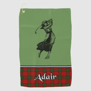 Adair Tartan Golf Towel Her's