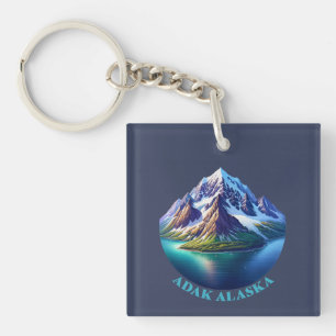 Adak Alaska Key Ring