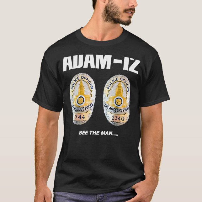 Adam-12 Tv Police Man Os Angeles Police 744 Od Ang T-Shirt (Front)