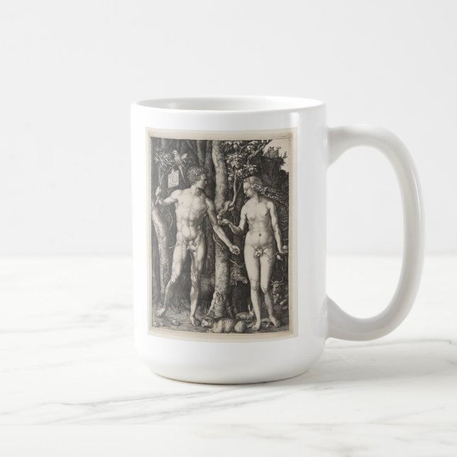 Adam and Eve, 1504 Coffee Mug (Right)