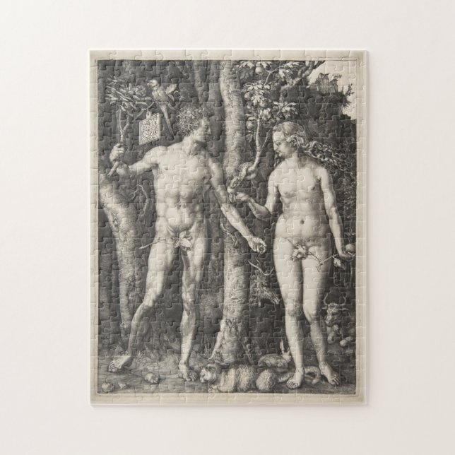 Adam and Eve, 1504 Jigsaw Puzzle (Vertical)