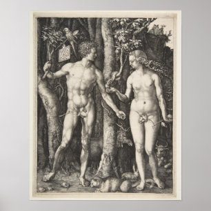 Adam and Eve, 1504 Poster