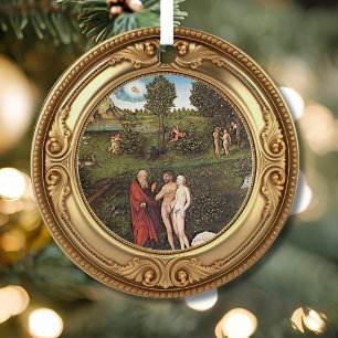 Adam and Eve Advent Jesse Tree Metal Tree Decoration