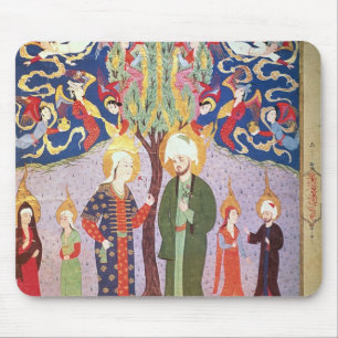 Adam and Eve and their Thirteen Twins Mouse Mat