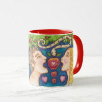 Adam And Eve APPLE SEDUCTION MUG Red