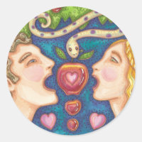 Adam And Eve APPLE SEDUCTION STICKERS Sheet