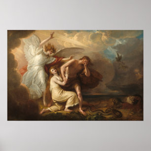 Adam and Eve - Benjamin West Fine Art Poster