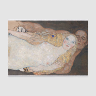 Adam and Eve by Gustav Klimt Tissue Paper