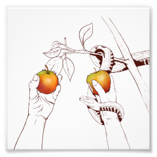 Adam and Eve Photo Print