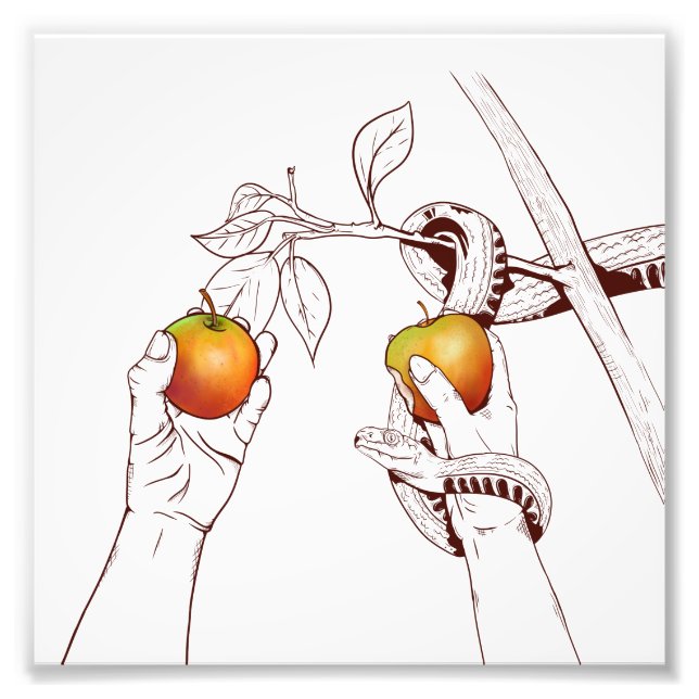 Adam and Eve Photo Print (Front)