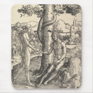 Adam and Eve: The Fall of Man (Lucas van Leyden) Mouse Mat