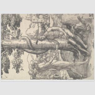 Adam and Eve: The Fall of Man (Lucas van Leyden) Tissue Paper