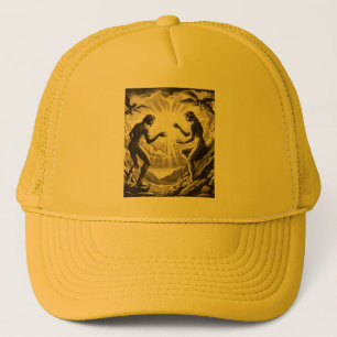 Adam and Eve, The first sin Trucker Hat