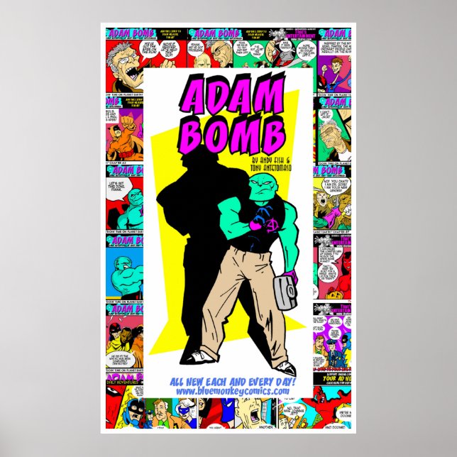 Adam Bomb Daily Adventures One Year Anniversary! Poster (Front)