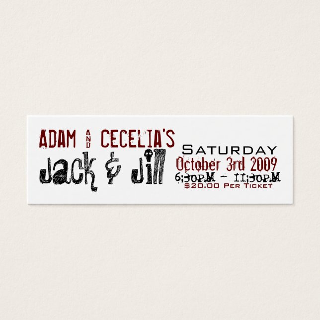 Adam & Cecelia Jack & Jill (Front)