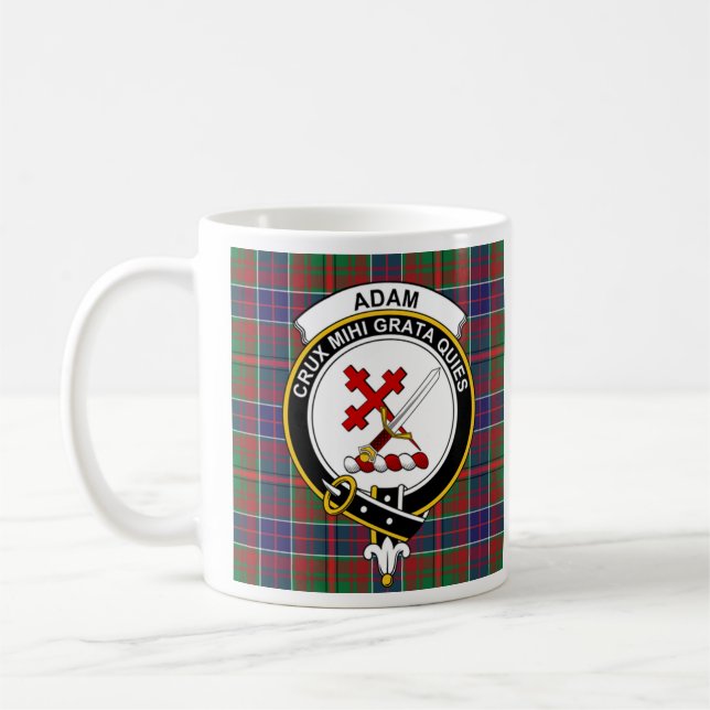 Adam Clan Badge Coffee Mug - Size 11oz (Left)