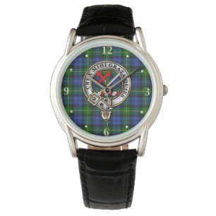 Adam Clan Badge & Tartan Watch