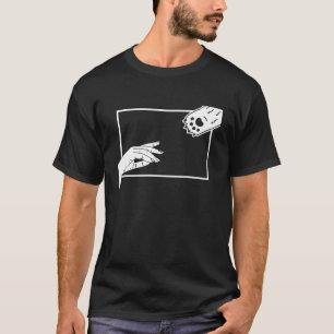 Adam Creation Minimalist Creation Of Hand Cat T-Shirt