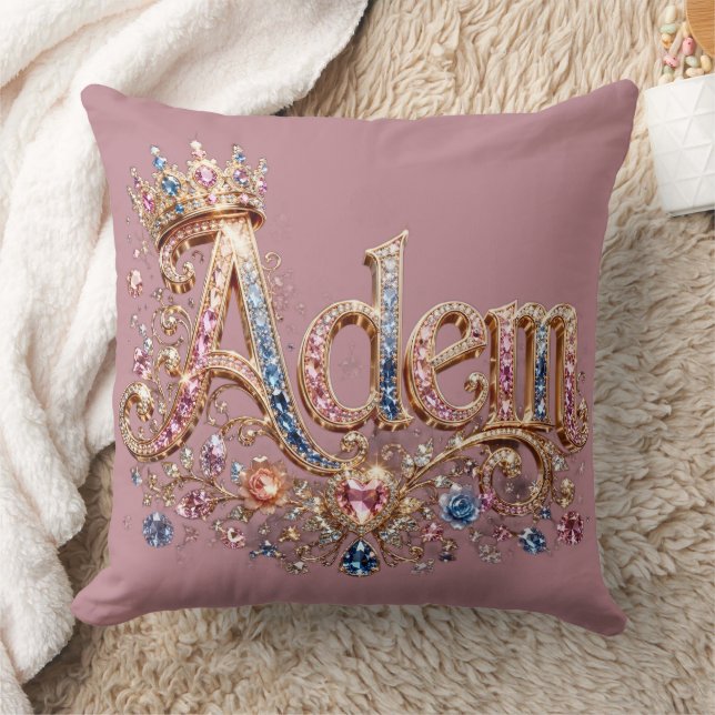 Adam Crown Decorative Wall Clock Cushion (Blanket)