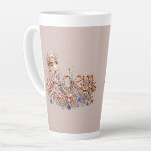 Adam Crown Design Latte Mug