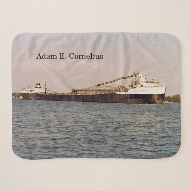 Adam E. Cornelius sherpa blanket (Front (Horizontal))