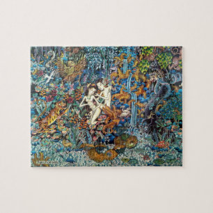 Adam & Eve Balinese Style Jigsaw Puzzle