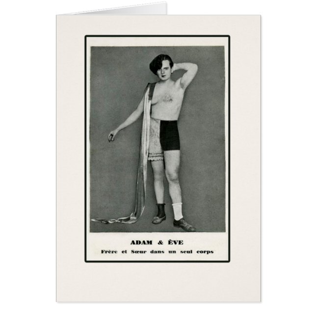 Adam & Eve Half Man Half Woman (Front)