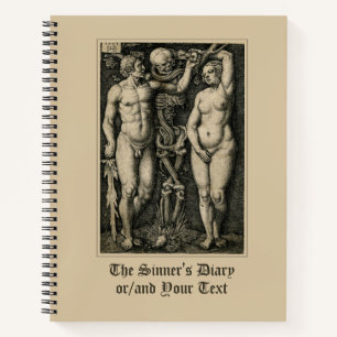 Adam & Eve Sinner's Diary Notebook