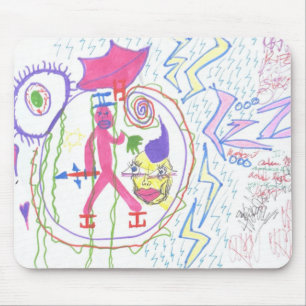 Adam Moyer Original "ZZZ's" Rare Mouse Mat