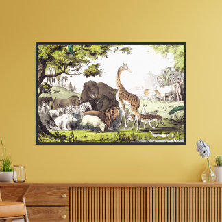 Adam Names the Creatures Canvas Print