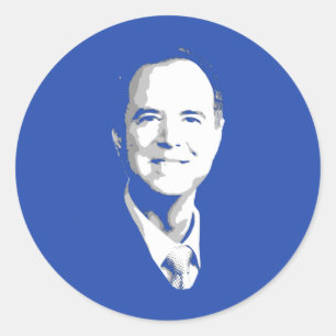 ADAM SCHIFF CLASSIC ROUND STICKER
