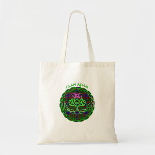 Adam Scottish Tartan Celtic Thistle Tote Bag