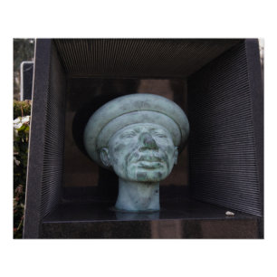 Adam - Sculpture On Rudolf Hausner's Grave Poster
