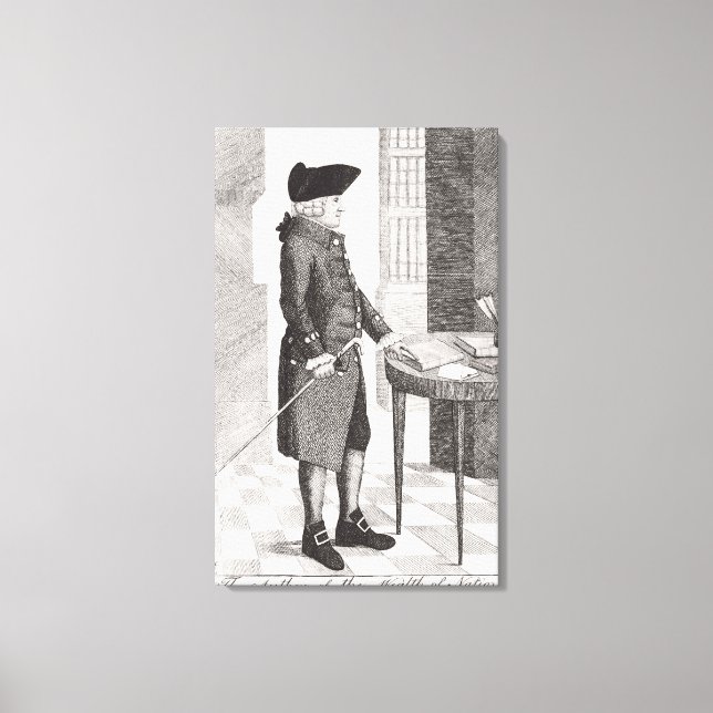 Adam Smith Canvas Print (Front)