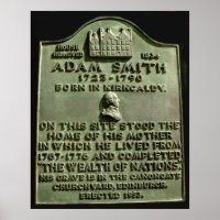 adam smith plaque