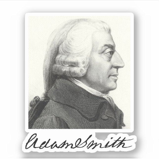 Adam Smith Profile (with signature) (Front)