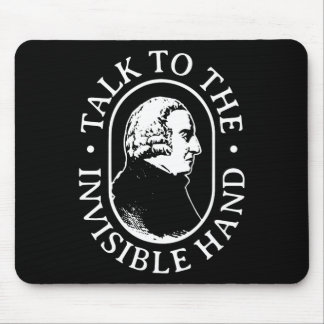 Adam Smith Talk To The Invisible Hand Economics Te Mouse Mat