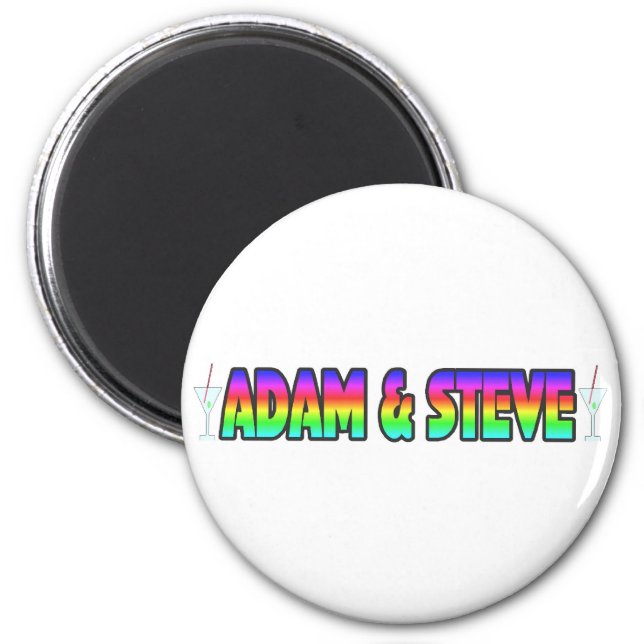Adam & Steve Magnet (Front)