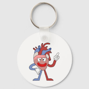 Adam the Anatomically Accurate Heart Key Ring