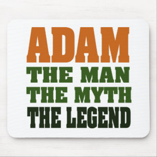 Adam - the Man, the Myth, the Legend! Mouse Mat