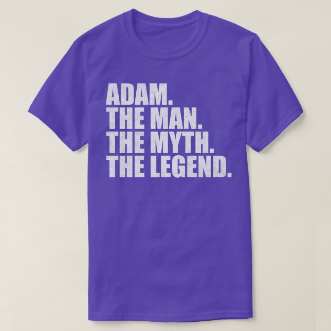 AdamAdam Name Adam given name T-Shirt (Design Front)
