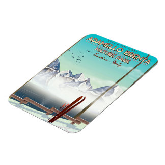 Adamello Brenta nature park Italy Vacation print Magnet