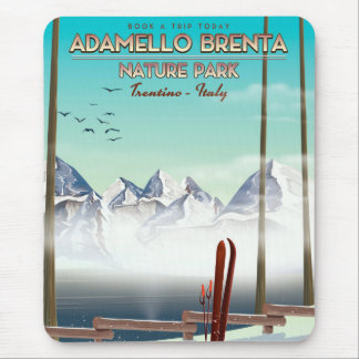 Adamello Brenta nature park Italy Vacation print Mouse Mat