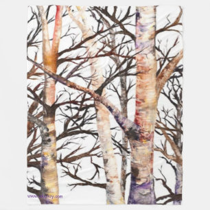 Adams Birch Fleece Blanket
