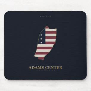 Adams Centre New York American Silhouette Mouse Mat