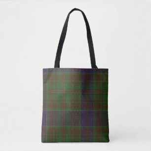 Adams Clan Tartan Tote Bag