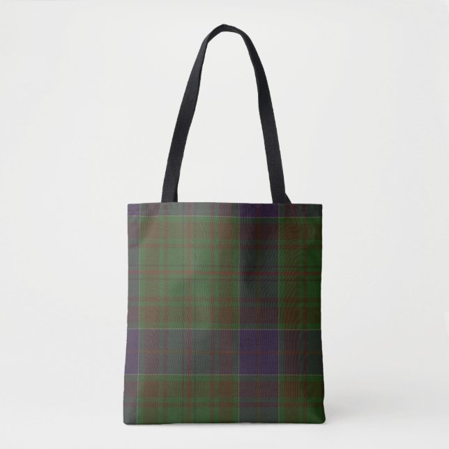Adams Clan Tartan Tote Bag (Front)